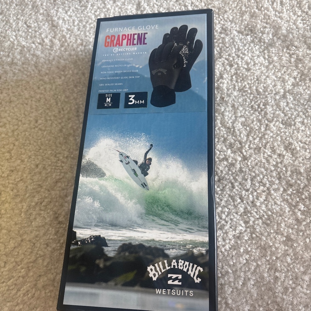 Billabong surf glove size M, 3mm